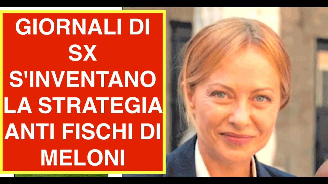 GIORNALI DI SX S'INVENTANO LA STRATEGIA ANTI FISCHI DI MELONI PER IL 4 SETTEMBRE
