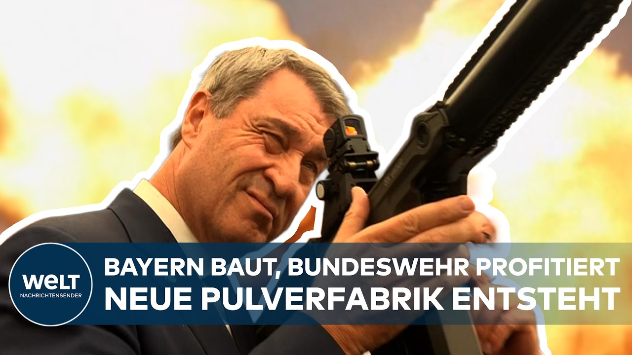 BAYERN: Markus Söder und Rheinmetall starten Offensive gegen den Munitionsmangel
