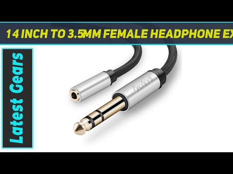 1/4 inch to 3.5mm Female Headphone Extension Cable AZ Review