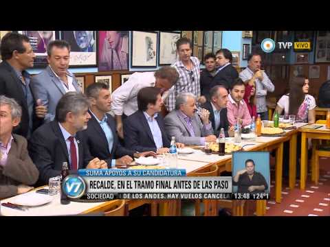Visión 7 - Campaña porteña: Recalde sumó a destacados deportistas