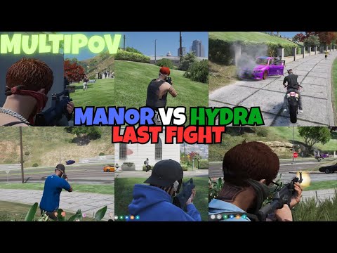 Manor vs Hydra at The Graveyard (Last FIght) | MultiPOVs | NOPIXEL 4.0 GTA RP