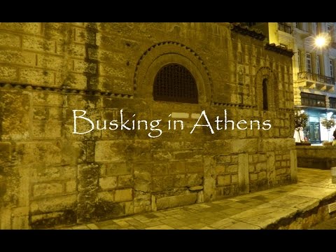 Busking in Athens: Full of Music, Full of Love (Jam, Ermou Street)