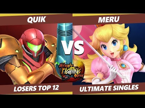 UFA 2019 SSBU - myR | quiK (Samus) Vs. Meru (Peach) Smash Ultimate Tournament Losers Round of 12