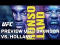 UFC: Brunson vs. Holland Preview