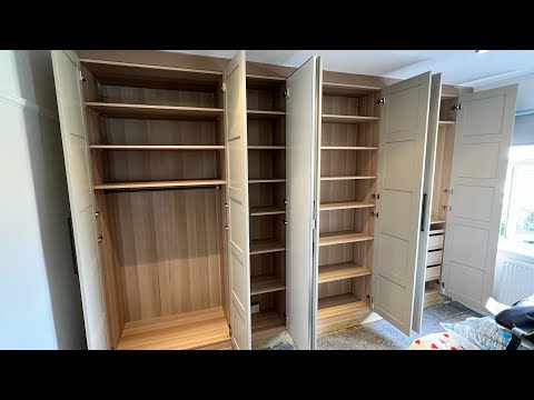 IKEA PAX HACK - fully fitted wardrobes