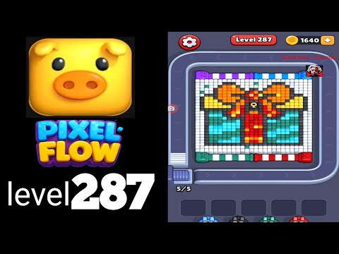 Pixel Flow Level 287 Walkthrough