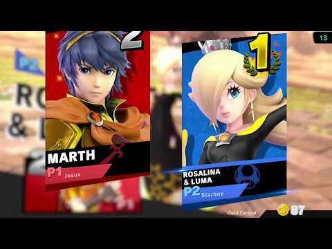 Arena Matches L-Dies (Rosalina and Luma) vs Jesus (Marth, Inkling, Lucina) SSBU