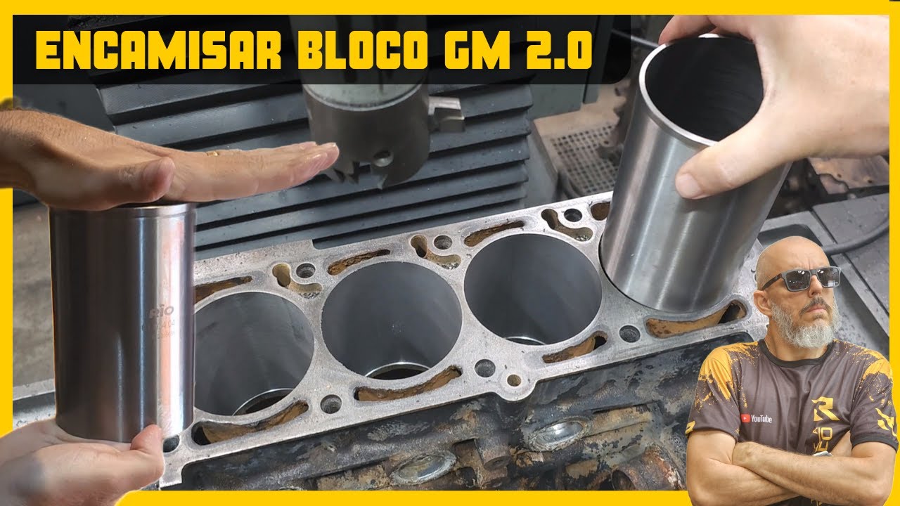 ENCAMISAR BLOCO ASTRA 2.0 ... GM 2.0 NA RETÍFICA!!! BLOCO DO MOTOR ASTRA, VECTRA, MONZA...