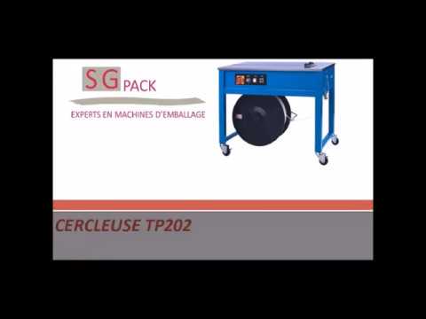 Cercleuse semi-automatique TP202 - robuste, facile d'utilisation et adaptée aux produits volumineux_4