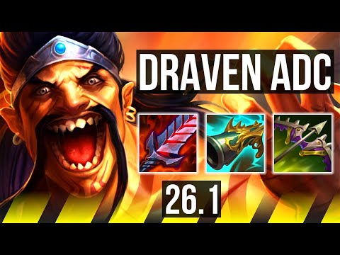 DRAVEN & Rell vs APHELIOS & Nautilus (ADC) | 9k gold comeback | KR Diamond | 26.1
