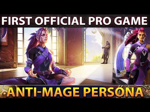 Female Anti-Mage Persona FIRST OFFICIAL Pro Match in Dota 2