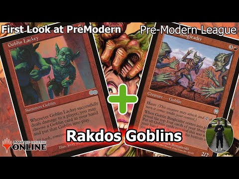 NEW MAGIC ONLINE FORMAT! | PREMODERN LEAGUE WITH RAKDOS GOBLINS | MAGIC ONLINE