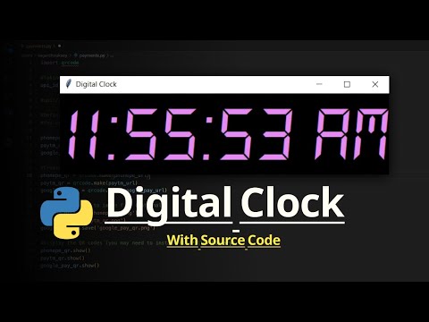 Build A Digital Clock In Python Python Project For Beginners