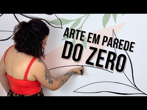Como fazer pintura orgânica na parede