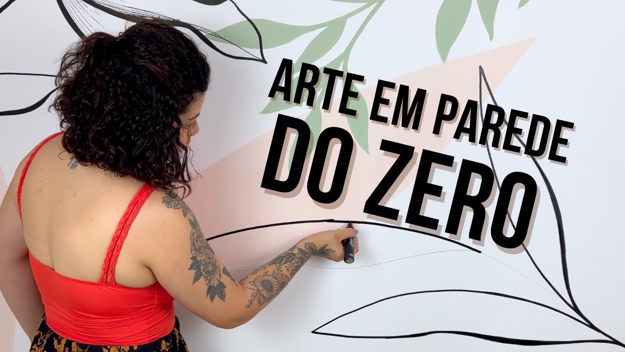 Como fazer pintura orgânica na parede