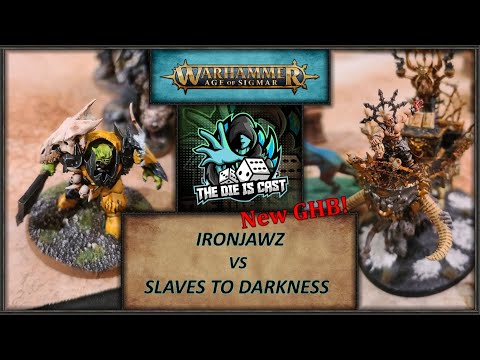 New GHB! Slaves to Darkness vs. Ironjawz - AoS GHB Season 2 Battle Report