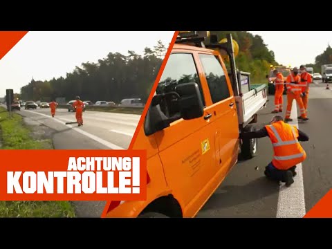 Tanklaster rammt VW-Bus der Autobahnmeisterei! | 2/2 | Kabel Eins | Achtung Kontrolle