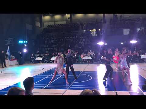 Latin SM 2018  Dmitri Borovski - Alisa Alexandrova Cha-Cha (1/4 final)