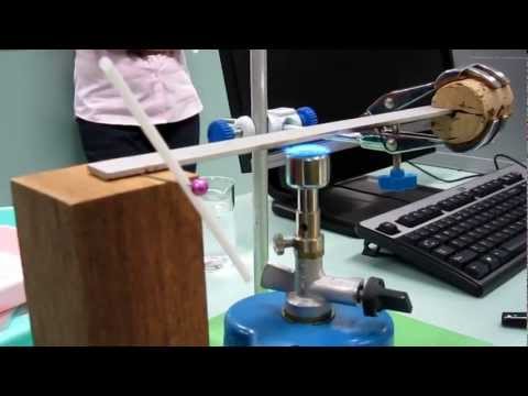 Metal expansion and contraction experiment