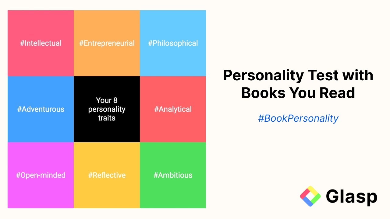 How to Take Personality Test with Books You Read with Glasp