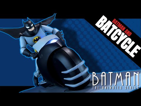 DC Collectibles Batman The Animated Series Batman with Batcycle | Video Review