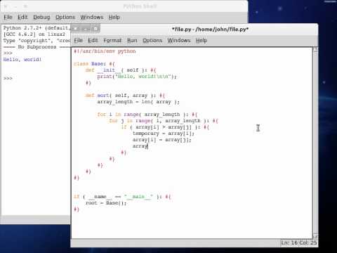 Python 00 Installing IDLE on Windows