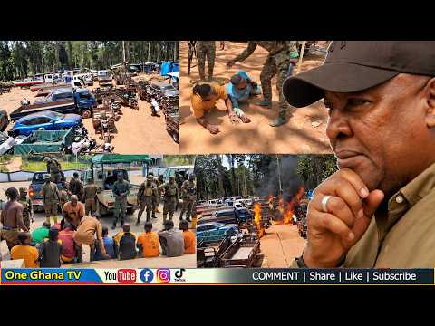 26 Arrested As GALAMSEY GARAGE DESTROYED! Over 100 Cars & Changfans Burnt🤔Prez Mahama Shares Report