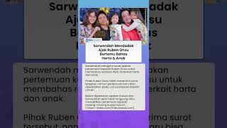 Masih Berseteru, Sarwendah Ambil Langkah Mengejutkan, Ajak Ruben Onsu Bertemu Bahas Harta & Anak