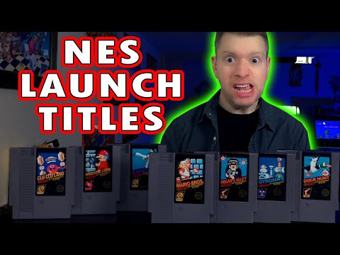 NES Nintendo LAUNCH TITLES 1985 ALL 17 Games - History & Review - The Irate Gamer