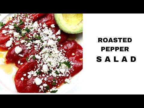 ROASTED PEPPER SALAD - Serbian traditional recipe