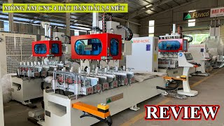 Giới thiệu máy làm mộng âm cnc 2 đầu bàn dài WM-4CNC | máy đục mộng âm, khoan, chạy rãnh đa năng