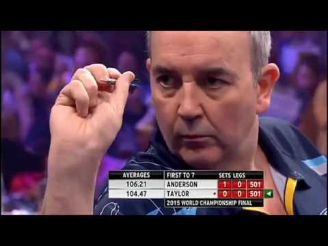 2015 World Darts Championship FINAL Anderson vs Taylor pt 1