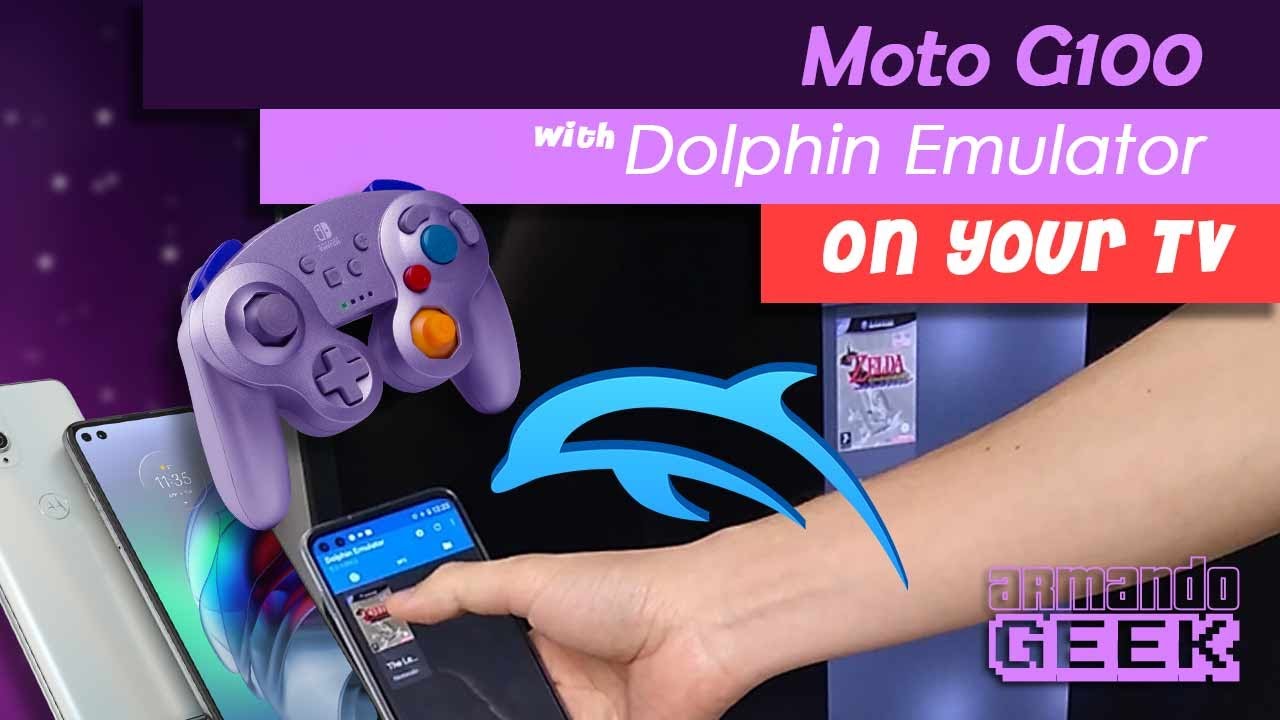 Moto G100 Dolphin Emulator | On TV using HDMI cable