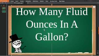 How Many Fluid Ounces In A Gallon