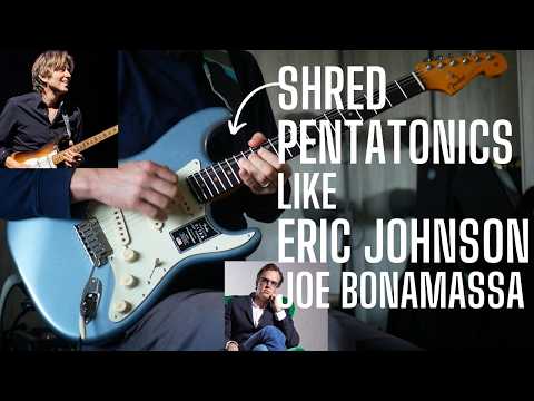 You Need This PENTATONIC SHRED Lick Inspired By Joe Bonamassa and Eric Johnson