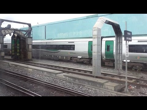 Onboard an IE 22000 Class Intercity Train Departing Heuston Station