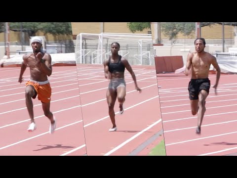 Workout Wednesday: Texas Sprinters Prep For NCAA Championships