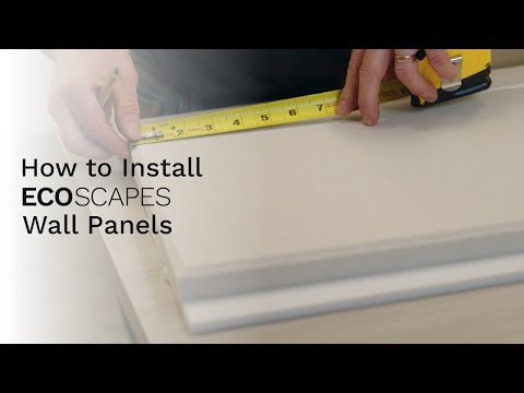 How to Install EcoScapes Wall Panels