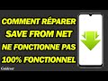 Comment Réparer Save From Net Ne Fonctionne Pas Dans Chrome | Save From Net Ne Fonctionne Pas