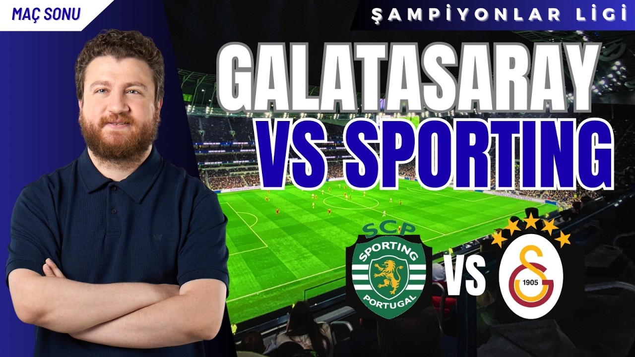 Galatasaray 1-3 Sporting Lizbon | Maç Sonu