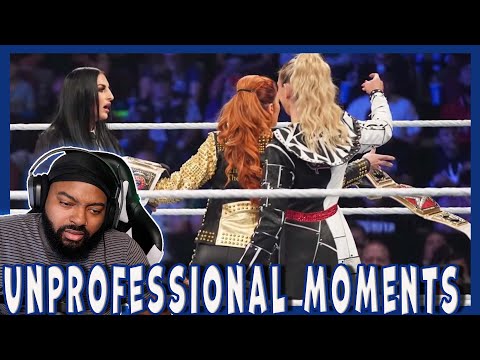 Top 10 Most Unprofessional Wrestling Moments Caught on Camera