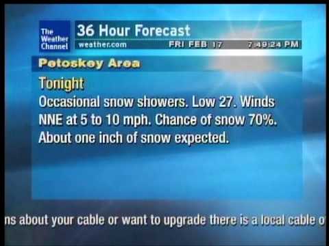 Harbor Springs/Petoskey WeatherStar XL - February 17th, 2012 7:48 PM