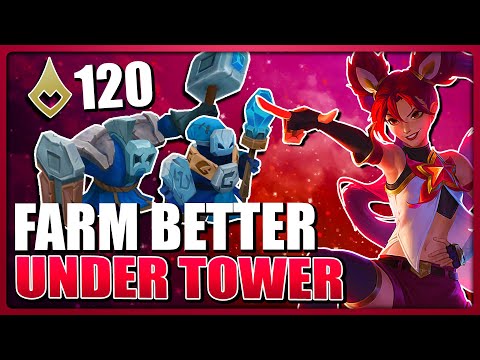 How to Farm Under Tower as ADC (with examples)
