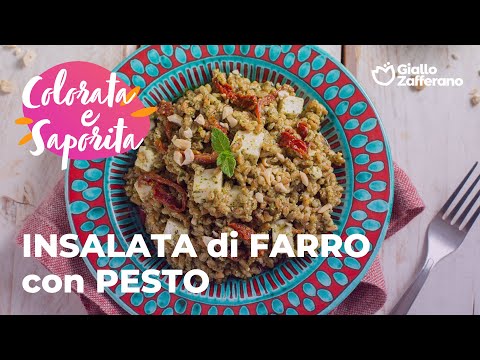INSALATA di FARRO con PESTO di ERBE e PRIMOSALE💥🌿😋