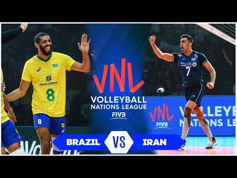 Brazil vs Iran | Highlights | Final Round Men's VNL 2019 (HD)
