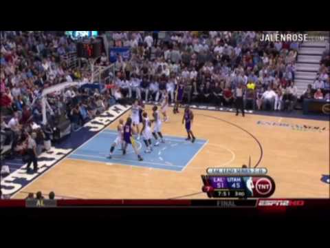 Lakers vs Jazz Game 3 - 2009 NBA Playoffs - Deron Williams Game Winner