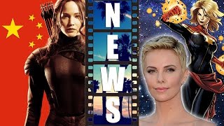 Mockingjay Part 1 vs China, Charlize Theron ideal Captain Marvel 2018! - Beyond The Trailer video