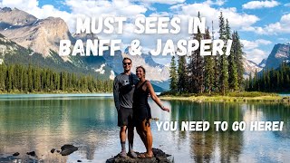 BEST SPOTS in BANFF & JASPER! The Canadian Rockies