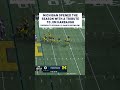 Michigan lined up in the “train” formation & held up No. 4, Harbaugh’s jersey number at Michigan