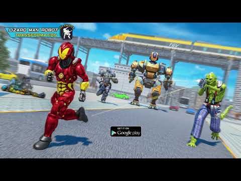 Lizard Man Robot Transformation Game – TPS Shooter
